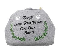 DRESSOOS Dog Memorial Gravestone Plant Pot Resin Flower Pot for Dogs Outdoor Garden Decoration PET Memorial Marker Prayer Design and Remembrance