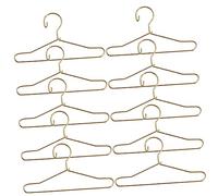 DRESSOOS Dolls Mini Coathangers Pcs Metal Dress Hangers Mini Dress Holder Fairy House Accessory Doll Coat Hanger