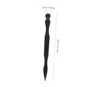 DRESSOOS Dual Head Ox Horn Facial Acupuncture Pen Reflexology Tool for Deep Tissue Massage and Muscle Massage Stick for Full Body Relaxation and Stress Relief