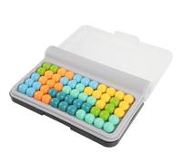 DRESSOOS Educational Wisdom Pyramid Beads for Logical Thinking Game Hand-eye Coordination Exercise Memory Skill Enhancer Interactive Desktop Educational for Boys and Portable Brain Teaser