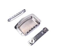 DRESSOOS Electric Guitar Bridge Tailpiece Cover Strong Saddle Bridge Set Quick Mount Kit Diy Accessory