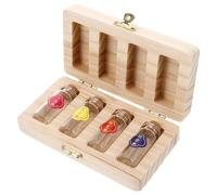 DRESSOOS Elegant Keepsake Box with Large Capacity and Protection for Newborn Families, Featuring Wood and Glass Material to Preserve Memories a Simple Yet Sophisticated Design