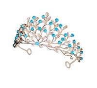 DRESSOOS Elegant Rhinestone Wedding Hair Accessory Bridal Tiara Crown Headband, Easy to Wear and Can Be Styled in A Variety of Ways, for Wedding and Party