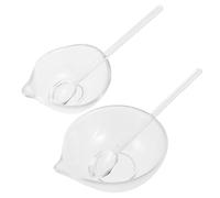 DRESSOOS Essential Oil Mixing Dish Facial Mix Bowl 3.15x2.36x1.57in Stable Mixing Experience Easy Ingredient Monitoring Elegant Professional Salon Appeal for Facial Mask Preparation