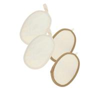 DRESSOOS Exfoliating Body Scrubber Sponge Gourd Back Bath Towel 4pcs Set for Shower Bathing