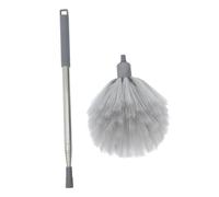 DRESSOOS Extendable High Ceiling Duster Brush with Long Plastic Handle for Cleaning Cobwebs and Dust, Washable and Reusable Design for Home Use and Ceiling Fans