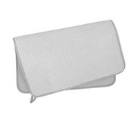DRESSOOS Extra Large Grey Microfiber Dish Drying Mat Super Absorbent Fast Drying Three-Layer Water Drainage Pad for Kitchen Countertops and Utensils