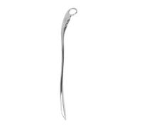 DRESSOOS Extra Long Shoe Horn Stainless Steel Shoe Lifter Simple Streamlined Design High-grade Stainless Steel Ergonomic Handle Auxiliary Tool for Comfortable Daily Use 20.44x1.77x1.57in