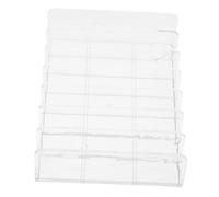 DRESSOOS Eyeshadow Organizer and Makeup Display Stand, Large Seven-compartment Cosmetic Storage Box for Desktop, Lip Gloss and Bronzer Holder Suitable for Home and Professional Use