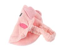 DRESSOOS Facial Steamer Mask Soft Fleece Compress Facial Steamer Towel Moisturizing Hair Towels Stylish Cartoon Pig Design Beauty Supplies