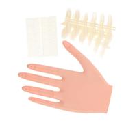 DRESSOOS Flexible Mannequin Hand for Nail Practice Realistic Fingers Acrylic Nails Training Easy Detachable Design