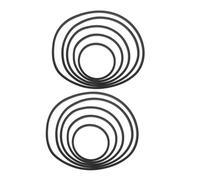 DRESSOOS Floating Plants Rings for Aquarium Large Plant Holder Ring Fish Tank Decorations 10pcs