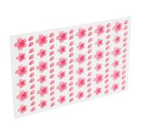 DRESSOOS Floral Wall Sticker 1 Sheet Cherry Blossom Face Makeup Sticker for Girls Diy Safe Gentle Skin Material