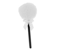 DRESSOOS Fluffy Body Powder Puff with Handle Soft Long Hair Makeup Puff for Setting Powder White for Women and Boys and Girls