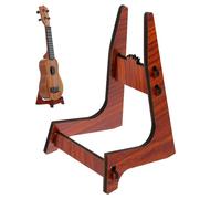 DRESSOOS Foldable Ukulele Stand for Ukulele Violin and Bass Portable L-shaped Display Stand in Random Colors for Beginners and Music Lovers
