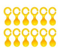 DRESSOOS Foldable Umbrella Storage Rack Holder Plastic Clips 12pcs Compact Wall-Mounted Hooks Random Color for Rain Gear Organizer and Mop Hanger for Outdoor Use