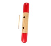 DRESSOOS Frog Croaking Guiro Boys and Girls Educational Percussion Instrument Wooden Latin Music Stick Handheld Rhythm Toy for Boys and Girls