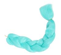 DRESSOOS Glow-in-the-Dark Braided Ponytail Extension Long Synthetic Hair Piece for Women 24-inch for Parties and Daily Use