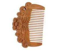 DRESSOOS Hair Comb Mini Portable Scalp Massager with Anti-static Relief Pattern Smooth Teeth for Women and Men Hair Care and Styling Peony