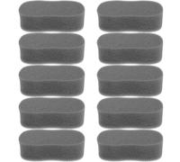 DRESSOOS Hair Removal Duster Brush Convenient Neck Duster Sponge 10pcs Sponge Black with Comfortable Grip for Barbers and Hair Stylists and Home DIY Use