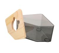 DRESSOOS Hamster Bathroom Supplies Chinchilla Dust Bath Acrylic Bath Bowl Pet Toilet Fun Digging Container