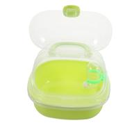 DRESSOOS Hamster Outgoing Cage Portable Travel Carrier for Hamsters Design for Outdoor Adventures Small Pet Cage Water Bottle Green