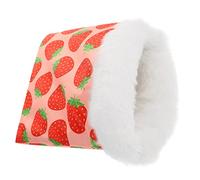 DRESSOOS Hamster Sleep Pouch Guinea Pig Nest Fleece Cage Liner Soft Toy Boredom Breaker for Small Pets