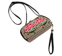 DRESSOOS Hand-Embroidered Purses for Women - Lightweight Boho Crossbody Bag - Ethnic Floral Mini Handbags for Daily Traval Use