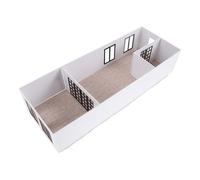 DRESSOOS Handcrafted Miniature Architectural Model with Detailed Interior Section 1set Scale Apartment Model Kit for Display and Hobby Building