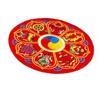 DRESSOOS Handmade Nepalese Buddhist Singing Bowl Cushion Pad Delicate Embroidered Mat for Meditation and Sound Healing Suitable for Tibetan Sound Bowls