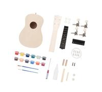 DRESSOOS Hawaii Style Ukulele Kit Diy Music Instrument Paintable Ukelele for Boys and Girls Families
