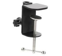 DRESSOOS Heavy-duty Table Clamp for Desk Lamp and Microphone Stand Metal Mounting Clip with Contact Points for Workstations and Home Use