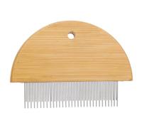 DRESSOOS Horse Grooming Brush and Scraper Wooden Metal Hair Removing Tool Livestock Hair Brush for Stable Use Professional Horse Cleaning Comb