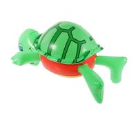DRESSOOS Inflatable PVC Turtle Balloon Lifelike Aquatic Party Prop for Swimming Pools Beaches Outdoor Camping Bright Water