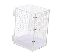 DRESSOOS Insect Box Reptile Holder Breeding Box Ventilation for Snails Frogs Geckos Crickets Crabs