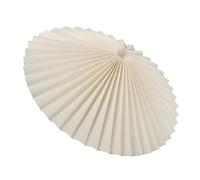 DRESSOOS Iron Frame Beige Fabric Lampshade in Umbrella Shape for Rotatable Table and Floor Lamps Suitable for Bedrooms and Libraries