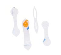 DRESSOOS Keychain with Precision Cut Pattern Stencils Template Pendant Acrylic for Leather Craft and Making Accessories