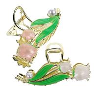 DRESSOOS Korean Style Tulip Flower Hairpin Metal Claw Clip Large Hair Accessories for Women Thin Hair