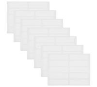 DRESSOOS Laundry tag Symbols 100 Pcs Writable Washable Labels with Fabric Laundry Tags for Daycare and Back to School Use