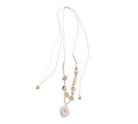 DRESSOOS Lightweight Hawaiian Shell Necklace Ocean-inspired Conch Pendant Jewelry for Women Beach Vacations Boho Tropical Summer Accessory