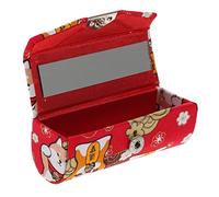 DRESSOOS Lipstick Organizer Lipstick Case Mirror Delicate Portable Makeup Pouch for Women
