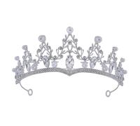 DRESSOOS Luxury Rhinestone Tiaras Bridal Crowns for Wedding Elegant Women's Crown Headband