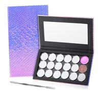 DRESSOOS Magnetic Makeup Tray Eyeshadow Organizer Secure Hold Makeup Palette Metal Pans for Artists