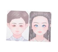 DRESSOOS Makeup Practice Face and Girls Face Paint Stencils Training Mannequin for Eyebrow Tattoo