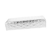 DRESSOOS Manicure Hand Pillow for Nail Salon 1 Pc Nail Manicure Handrest Detachable Easy Wash Silver Stripe Stylish