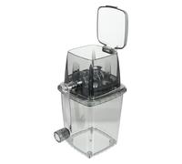 DRESSOOS Manual Ice Crusher Hand Crank Portable Chopper with 2l Capacity, Design Cover, Stainless Steel Blades for Shaved Ice and Snow Cones at Home