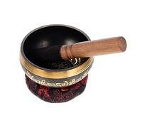 DRESSOOS Meditation Bowl Tibetan Bell Yoga Singing Bowl for Chakra Spiritual Decor Random Color