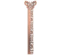 DRESSOOS Metal Butterfly Bookmark Multi-functional Use Ruler with Alloy Material and Practical Design, Creative Shape Suitable for Students and Readers, for Reading and Sewing Tasks