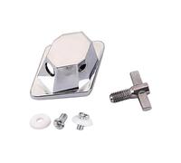 DRESSOOS Metal Floor Tom Leg Bracket for Drum Lightweight Easy to Install Replacement for Broken Tom Drum Parts Mounting for Percussion Instruments Silver Finish