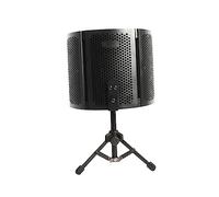 DRESSOOS Mic Sound Shield Vocal Booth Kit Windscreen Microphone Filter Acoustic Sponge Cover for Noise Reduction